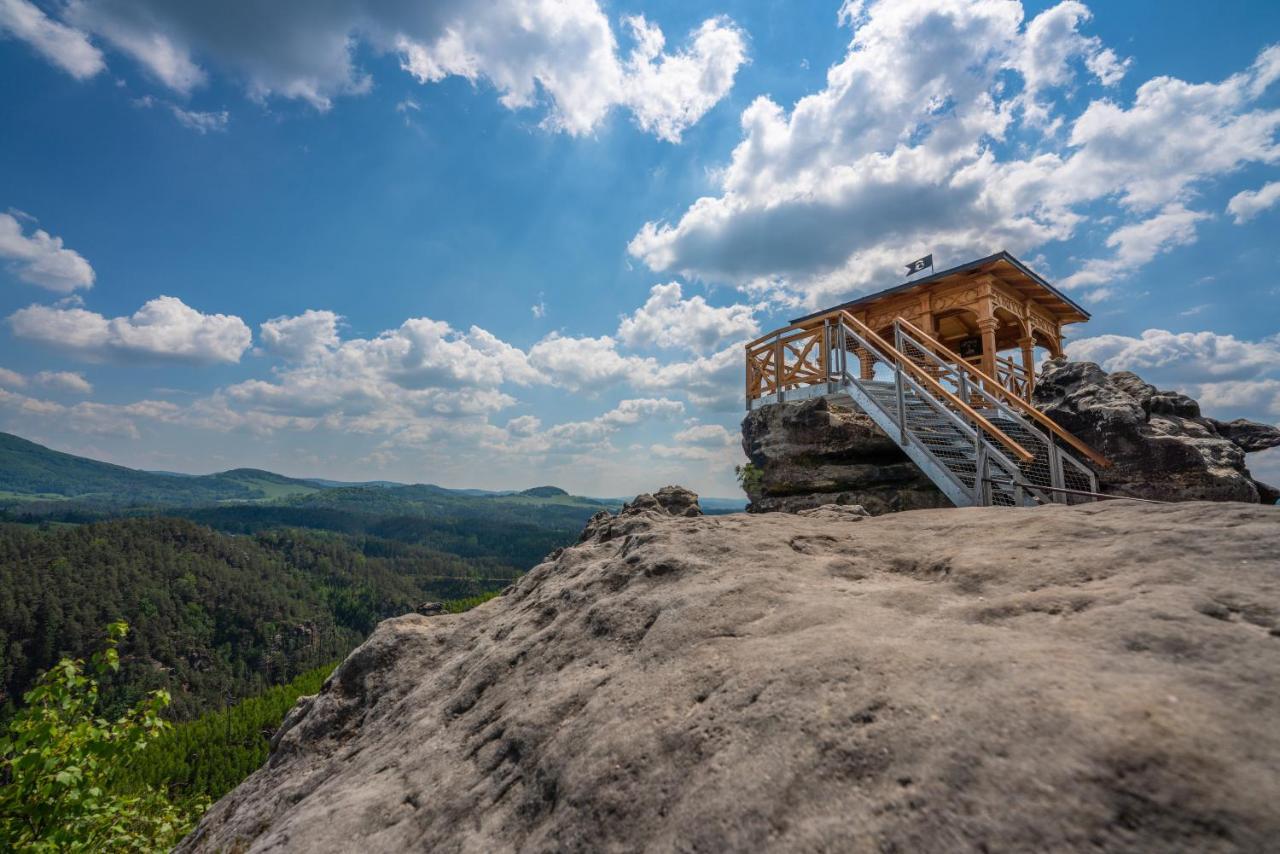 Edmundova Chata Jetřichovice Buitenkant foto